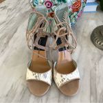 Dolce Vita Hexen Mint & Tan Lace Up Heels Size 7.5 Photo 1