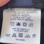 Lands' End Womens Straight Jeans Cotton Denim Stretch Fit 2 Black Size 14 Petite Photo 4