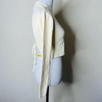 ZARA  Cream Knit Open Back Crop Top Photo 6