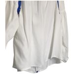 Line and Dot New  Womens Medium Embroidered Lace Off Shoulder Peasant Boho White Photo 8