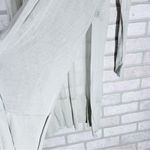 Lafayette 148 New York Lyocell Silk Blend Open Front Long Gray Cardigan Size XL Photo 5