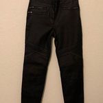 Aritzia Talula Faux Leather Coated Pants Black 4 Photo 0