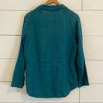 Ivy Park IVY Dark Turquoise Linen Blouse/Jacket. Size Small. Photo 1