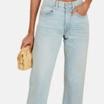 SLVRLAKE Sophie Crop Straight Leg Light Blue Love Song Jeans Size 27 Photo 0