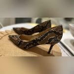 Ralph Lauren Lauren Snakeskin Leather Women's Pumps Sz 7 Photo 3
