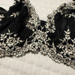 Wacoal  34DD Embrace Lace Black & White Floral Bra Underwire Unlined 65191 Photo 9