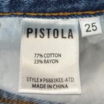 Pistola Straight Leg Blue Denim Distressed Jeans size 25 Women Photo 12