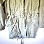 Gap | Anorak Parka Cotton Green Cargo Coat Removable Quilted Jacket | Small Photo 3