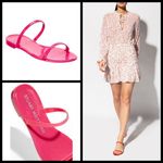 Stuart Weitzman 💕💕 Sawyer Slide Dual-Band Jelly Flat Sandals in Orchid ~ 8 NWT Photo 1