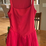 Qinsen Red Mini Tennis Dress Pleated New Size XS Photo 0