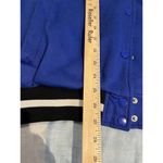 Refuge  Women's XL button up black/blue double sided racing jacket Photo 3