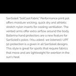 SanSoleil Golf/Tennis Long Sleeve Polo Sz S Black Photo 8