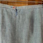 Talbots Vintage Irish Linen Micro Houndstooth Print Pencil Skirt ~ Size 10 ππ Photo 3