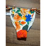 We Wore What  Floral Ruched String Bikini Bottom Woman’s Size XL MSRP $95 NEW Photo 1