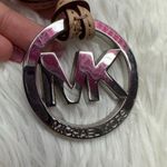 Michael Kors  Tan Silver Logo Bag Charm Photo 1