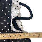 Ann Taylor Black Polka Dot Ruffle Shift Dress Preppy Career Coquette Photo 7