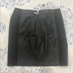 Armani Exchange Women’s Elegant Black Leather Skirt Photo 1
