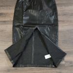 Forever 21 Black Leather Skirt Photo 1