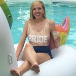 Dippin' Daisy's BRIDE sparkle one piece leotard swimsuit Photo 1