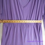 Eloquii New!  long bell sleeve purple romper, size‎ 18/20 Photo 4