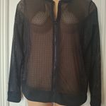Victoria's Secret  Sport VSX Mesh Bomber Zip Up Jacket - Size L Photo 4