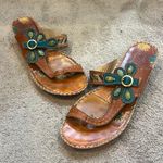 Spring Step Flower Leather Sandals Photo 0