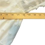 Simplee Apparel  White Chiffon Dress
Swiss Dot Lace Trim size xl Photo 6