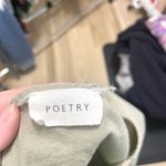 Poetry  Mini Slip Dress Adjustable Natural Minimalist Classic Beige size 6 Photo 3