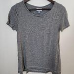 Old Navy  T-Shirt Gray Top Athleisure Casual Crewneck Neutral Photo 0