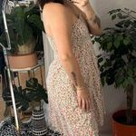 Vintage Y2k Strapless Floral Mini Dress Multi Photo 2