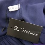 R Vivimos navy blue maxi tiered dress, size M Blue Size M Photo 12