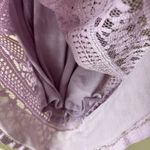 Urban Outfitters  Kimchi Blue Lilac Lace Sheer Back BodyCon Lace Dress Size XS Photo 4