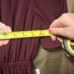 Show Me Your Mumu NWT  Emily Empire Maxi Dress in Red Merlot Chiffon Size XS Photo 4