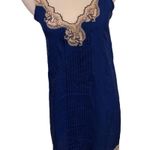 EXPRESS Bright Blue Satin nightgown slip Photo 0