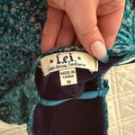 Lee Y2K  padded blue floral tank top Photo 2