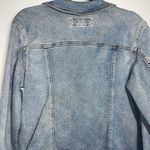 Maurice's Medium Sandblast Wash Vintage Destructed Denim Jacket Photo 6