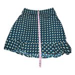 Band of Gypsies Band of The Free COLETTE TEAL DIAMOND MINI A Line Ruffle SKIRT Women Small New Photo 4