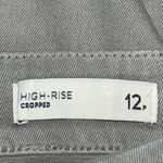 J Jill Denim High Rise Cropped Stretch Women Jeans Gray Size 12P Petite Photo 7