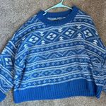 American Eagle blue winter sweater Photo 0