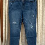 Lane Bryant High-Rise Jegging Flex Magic Waistband Distressed Denim Jeans Photo 0
