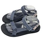 Teva Original Universal Slide Womens Size 9 Blue Multicolor Textural Sandals Photo 5