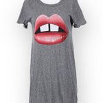 Lauren Moshi new  ᨎ Limited Edition Lana Gap Tooth Mini Dress ᨎ Heather Grey ᨎ S Photo 2