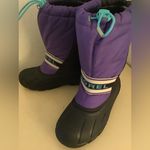 Sorel  women canvas waterproof insulated winter boots Size 6 Youth 4 Photo 5
