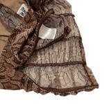 Princess Polly  Snakeskin Print Margie Top - Brown - US 6 Photo 9