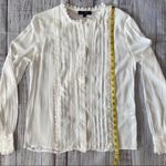 Honey Punch Off White Lace Embellished Blouse. Size Medium. Photo 7