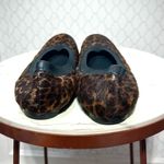 Stuart Weitzman  calf hair leopard print ballet flats 8 Photo 4
