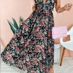 BOUTIQUE free to flower open back floral dress ✨ Purple Size L Photo 0