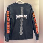 Justin Bieber  purpose tour long sleeve t shirt size medium Photo 1