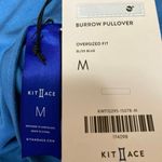 NEW Kit and Ace Burrow Blue Wool Long Sleeve Boat Neck Oversized Sweater Top M Size M Photo 2