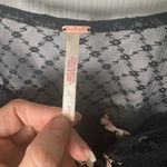 Free People Womens Black Floral Lace Cap Sleeve Tilly Print Tunic Mini Dress S Photo 7